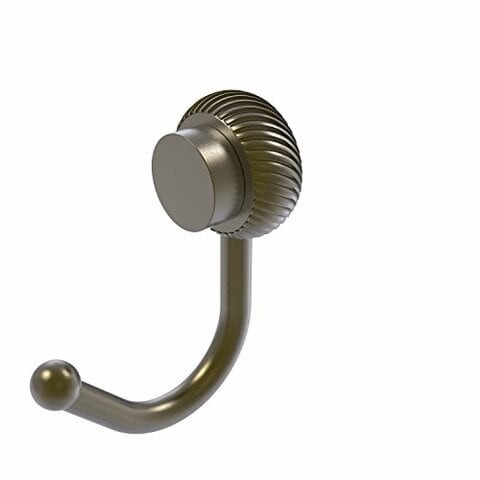 Allied Brass 420T-Abr Venus Collection Twisted Accents Robe Hook, Antique Brass