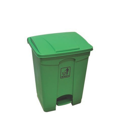 AKC Garbage Bin With Pedal Green 68L