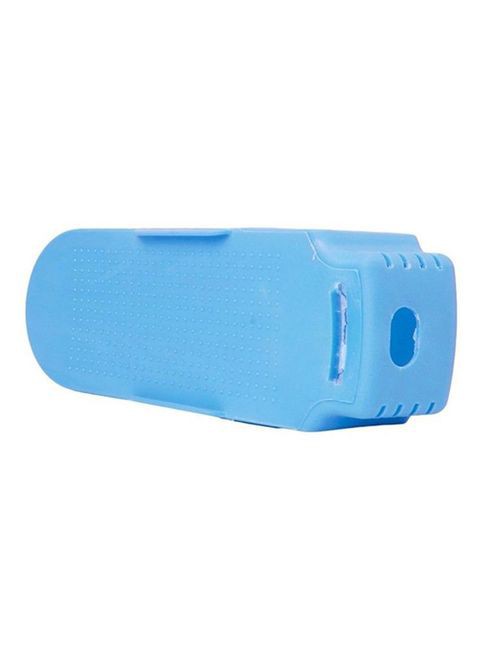 Generic 2-Layered Space Saver Shoes Organizer Blue 27X11X11cm