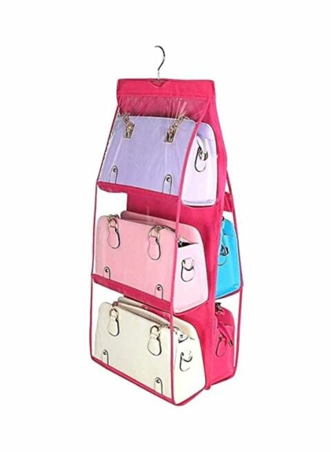 Y&amp;D 6-Pocket Bag Organizer Pink 35X90cm