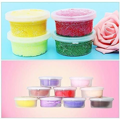 Generic - 20 Pc Slime Storage Containers Foam Ball Storage Cups Containers With Lids