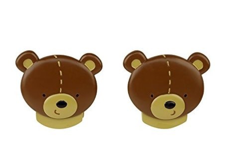 Nojo Wall Hooks, Bear, 2 Count