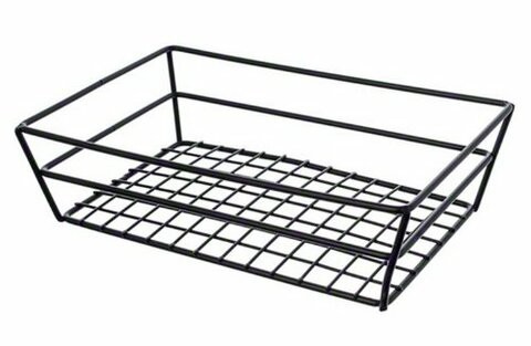 American Metalcraft Rmb59C Rectangular Wire Grid Basket, Chrome