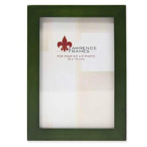 Lawrence Frames Collection Wood Standard Gallery, 3.5 By 5-Inch, Green