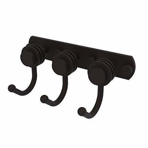 Allied Brass 920D-3 Mercury Collection 3 Position Multi Dotted Accent Decorative Hook, Oil Rubbed Bronze