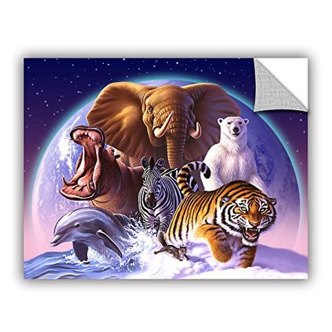 Artwall Artwall Jerry Lofaro Wild World Appeelz Removable Graphic, 14 By 18&quot;