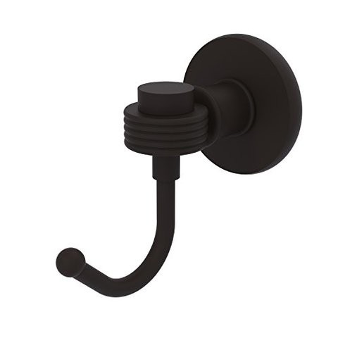 Allied Brass 2020G-Orb Continental Collection Groovy Accents Robe Hook, Oil Rubbed Bronze