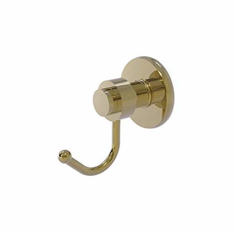 Allied Brass 920 Mercury Collection Robe Hook, Unlacquered Brass