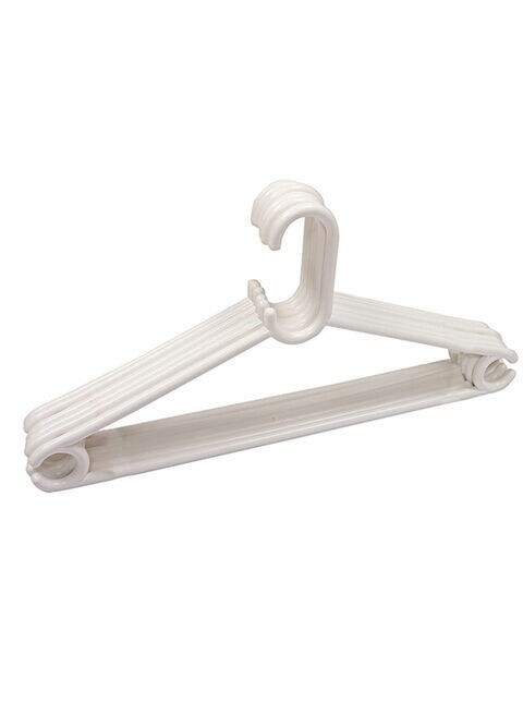 Generic 6-Piece Hanger Set White 42 X 22cm