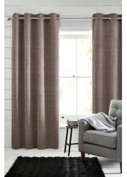 Heavyweight Chenille Curtains Eyelet Lined