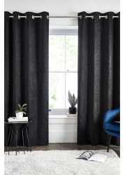 Heavyweight Chenille Curtains Eyelet Lined