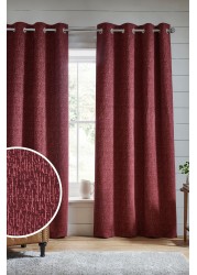 Heavyweight Chenille Curtains Eyelet Lined