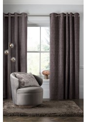 Heavyweight Chenille Curtains Eyelet Lined