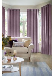 Heavyweight Chenille Curtains Eyelet Lined