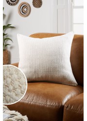 Ashton Chunky Chenille Texture Cushion Large Square