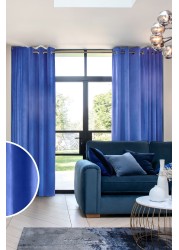 Matte Velvet Curtains Eyelet Lined