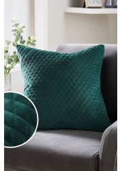 Velvet Quilted Hamilton Cushion Square