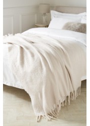 Soft Faux Mohair Throw