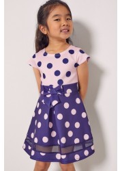 Lipsy Mini Cap Sleeve Scuba Bow Dress