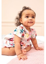 Lipsy Baby Puff Sleeve Dress With Matching Knicker