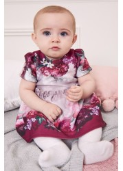 Lipsy Baby Puff Sleeve Dress With Matching Knicker