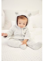 The White Company Fleece Romper