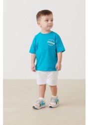 Tonal Oversized T-Shirt And Shorts Set (3mths-7yrs)