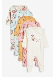 Baby 5 Pack Sleepsuits (0mths-2yrs)