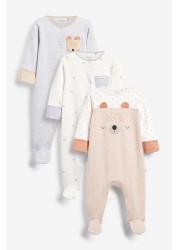 3 Pack Baby Sleepsuits (0mths-2yrs)