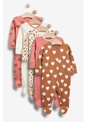 Myleene Klass Baby Sleepsuits 5 Pack