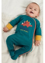 Dinosaur Single Sleepsuit (0-2yrs)