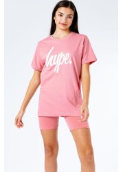 Hype. T-Shirt and Cycling Short Loungewear Set