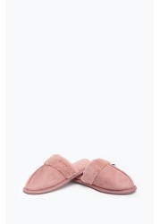 Hype. Girls Mule Faux-Fur Slippers