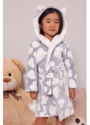 Lipsy Mini Borg Lined Dressing Gown