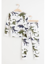 Lindex Kids Printed Top & Bottoms Co-Ord Set