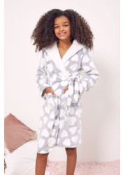 Lipsy Borg Lined Fleece Dressing Gown