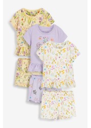 3 Pack Short Pyjamas (9mths-12yrs)