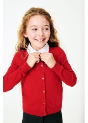 Pointelle Detail School Cardigan (3-16yrs)