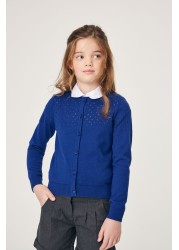 Pointelle Detail School Cardigan (3-16yrs)