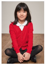 Bow Pocket School Cardigan (3-16yrs)