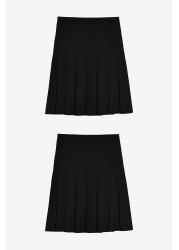 2 Pack Pleat Skirts (3-16yrs) Slim Fit