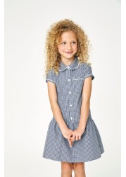 Drop Waist Gingham School Dress (3-14yrs)