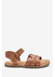 Premium Woven Leather Sandals Standard Fit (F)