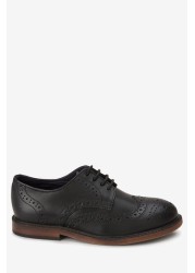 Leather Brogues Wide Fit (G)