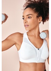 Next Active Sports High Impact Zip Front Bra