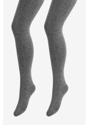 Knitted Tights 2 Pack