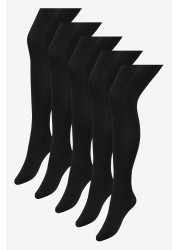 Basic Opaque 60 Denier Tights Five Pack