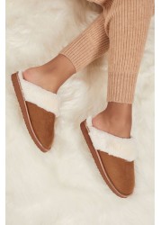 Lipsy Faux Fur Mule Slipper