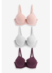 DD+ Light Pad Full Cup Bras 3 Pack