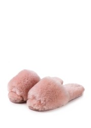 Just Sheepskin Lily Open Toe Slider Slipper